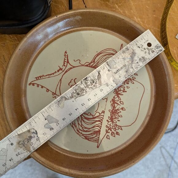 Vintage SIAL Canada Pottery Plate – 8.5" Portrait of Woman in Hat – Signed Ceram - Picture 7 of 7